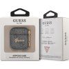 Guess 4G Script PC/PU Puzdro pre AirPods 1/2 Black