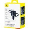 Baseus Enjoyment Max nabíjačka do auta s káblami USB-C+USB-C 60W čierna
