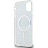 DKNY PC/TPU Repeat Pattern Tonal Stripe MagSafe Zadný kryt pre iPhone 11 Modrý