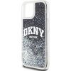 DKNY Liquid Glitter Arch Logo Zadný Kryt pre iPhone 11 Black