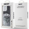 DKNY Liquid Glitter Arch Logo Zadný Kryt pre iPhone 11 Black