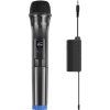 Bezdrôtový dynamický mikrofón UHF PULUZ PU628B 3,5 mm (čierny)