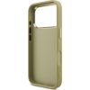 Guess PU Fixed Glitter 4G Metal Frame Zadní Kryt pro iPhone 17 Pro Gold