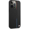 BMW PU Triangles Tricolor Line Zadní Kryt pro iPhone 13 Pro Max Black