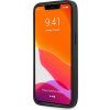 BMW PU Triangles Tricolor Line Zadní Kryt pro iPhone 13 Pro Max Black