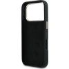 Guess PU Resin Logo Zadný Kryt pre iPhone 17 Pro Max Black