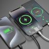 Dudao K14S Magnetická powerbanka 20W 5000mAh 1x USB-A 1x USB-C - Čierna
