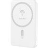 Dudao K14S Magnetická Power Banka 20W 5000mAh 1x USB-A 1x USB-C - Biela