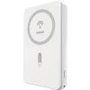 Dudao K14S Magnetická powerbanka 20W 5000mAh 1x USB-A 1x USB-C - Bílá