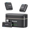 Bezdrôtový mikrofón TELESIN + powerbanka pre telefóny (USB-C)