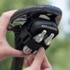 Podsedlová brašna Rockbros Mini s držákem na CO2 bombičky - černá/zelená