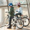 Dětská cyklistická helma Wozinsky s dinosauřím vzorem, velikost S - modrá
