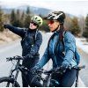 Cyklistická helma Wozinsky MTB s USB zadním světlem L - černá a bílá