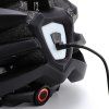Cyklistická helma Wozinsky MTB s USB zadním světlem L - černá a bílá