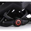 Cyklistická helma Wozinsky MTB s USB zadním světlem L - černá a bílá