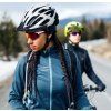 Cyklistická helma Wozinsky MTB s USB zadním světlem L - černá a bílá