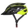 Cyklistická helma Wozinsky MTB s USB zadním světlem M - černá a žlutá