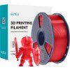 Filament Sunlu PLA+ (priehľadná červená)