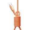 Kabel Joyroom S-A59 Vibrant Series 60W USB-C - USB-C 1,2 m - oranžový