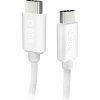 Opletený kábel SBS TECABLETISSUETCCG USB-C - USB-C 1,5 m 60 W - sivý