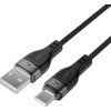 Kabel Acefast C11-04 USB-A - USB-C 3A 1,2m s magnetickým opletením - černý