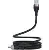 Kábel Acefast C11-04 USB-A - USB-C 3A 1,2 m s magnetickým opletením - čierny