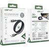 Kabel Acefast C11-04 USB-A - USB-C 3A 1,2m s magnetickým opletením - černý