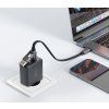 Kábel Acefast C13-05 USB-C - USB-A / USB-C 480 Mb/s 3 A 0,2 m - čierny