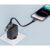 Kabel Acefast C13-05 USB-C - USB-A / USB-C 480 Mb/s 3 A 0,2 m - černý