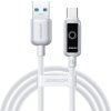 Kabel Joyroom S-A55 StarFlight 66W USB-A - USB-C 1,2 m - bílý