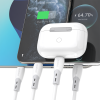 Dudao L25SC 60W USB-C - USB-C kábel s mäkkým silikónovým opletením 2m - biely