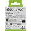 SBS TECABLETYC1KPOS Kábel USB-A - USB-C 1 m - Čierny