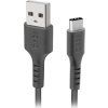 SBS TECABLETYC1KPOS Kábel USB-A - USB-C 1 m - Čierny