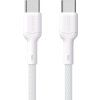 Kabel Dudao L9C 65W USB-C - USB-C 2m - bílý