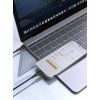 Silikónový kábel Dudao L25C USB-C - USB-C 60W 1m - biely