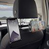 Wozinsky WTHBK1 dvojitý držák telefonu a tabletu na opěrku hlavy, černý