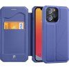 Puzdro DUX DUCIS Skin X typu Bookcase pre iPhone 13 Pro modré