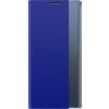 Kryt Sleep Case Bookcase s chytrým okénkem pro iPhone 13 modrý