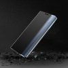 Puzdro Sleep Case Bookcase s inteligentným okienkom pre iPhone 13 modré