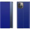 Puzdro Sleep Case Bookcase s inteligentným okienkom pre iPhone 13 modré