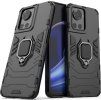 Hybridný obal Ring Armor s magnetickým držiakom pre OnePlus Ace, čierny