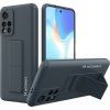 Silikonový kryt Wozinsky Kickstand pro Xiaomi Poco M4 Pro 5G tmavě modrý