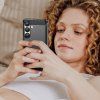Silikonový kryt Carbon Flexible pro Xiaomi Poco M7 5G - černý