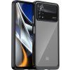 Puzdro Outer Space pre Xiaomi Poco X4 Pro 5G s flexibilným rámom, čierne