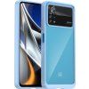 Kryt Outer Space pro Xiaomi Poco X4 Pro 5G s flexibilním rámem modrý