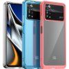 Kryt Outer Space pro Xiaomi Poco X4 Pro 5G s flexibilním rámem modrý