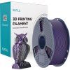 Dvoubarevná filamentová nit Sunlu PLA+ Silk (černá a fialová)