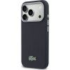 Lacoste PVC Petit Pique Semi Wrap MagSafe Kryt pro iPhone 17 Pro Max Navy