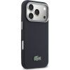 Lacoste PVC Petit Pique Semi Wrap MagSafe Kryt pro iPhone 17 Pro Max Navy