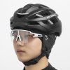 Zimní cyklistická čepice Rockbros Dala s otvory na brýle - Šedá